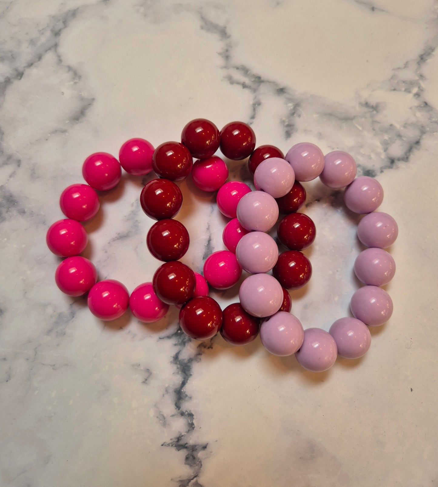 Kralen armband rood