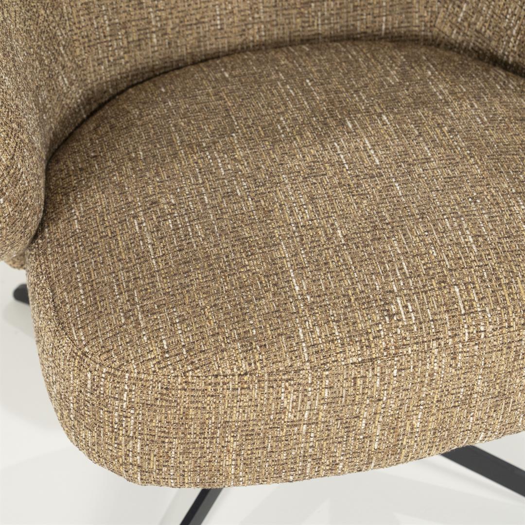 Eleonora fauteuil Connor mosterd