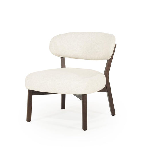 Eleonora fauteuil Mikky bruin / beige
