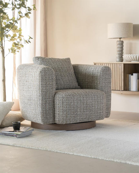Eleonora fauteuil Jordan taupe