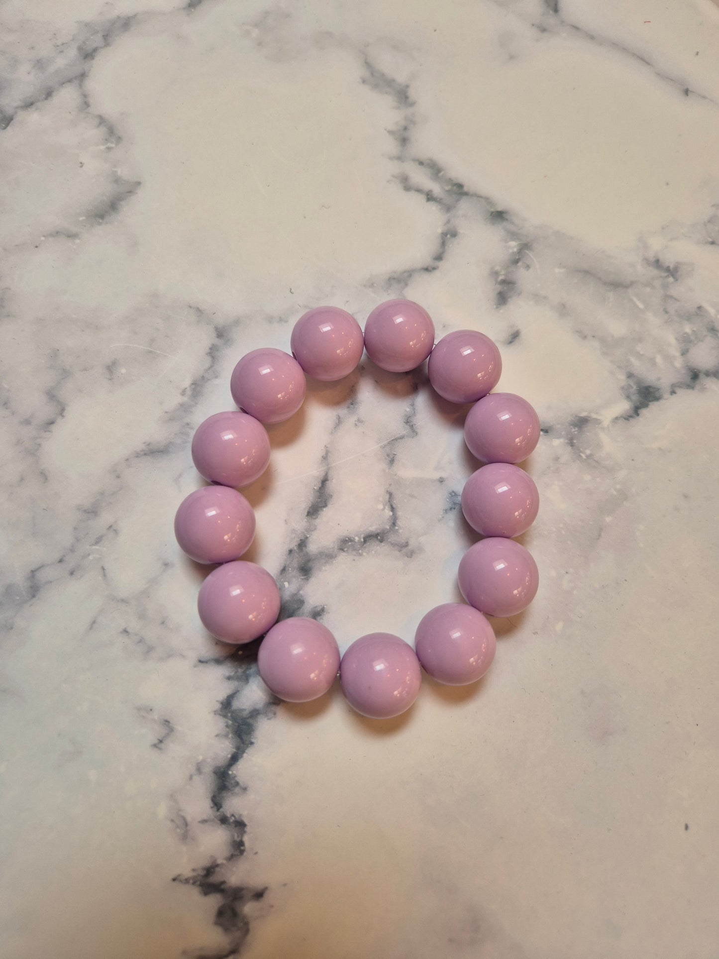 Kralen armband lila